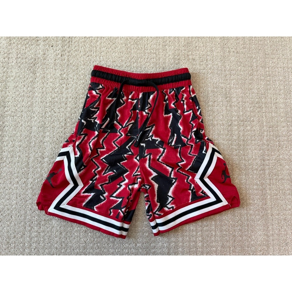 Nike Jordan Dri-FIT Diamond Shorts Breakfast Club Red Black DQ7334-687 Small